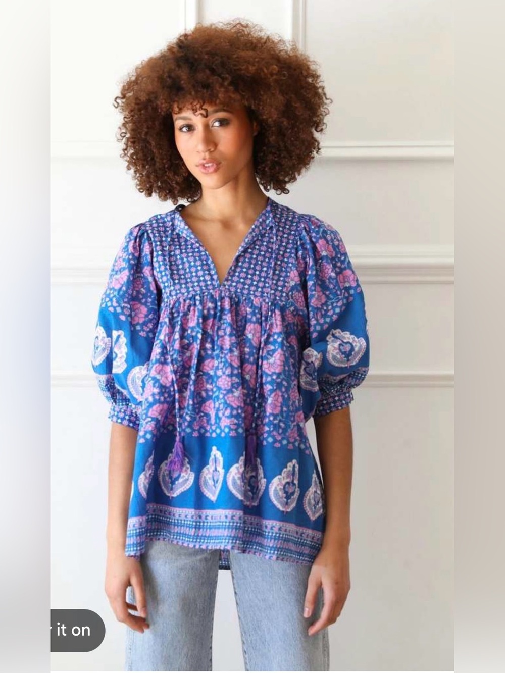 Mille Anthropologie Thalia Blouse XL